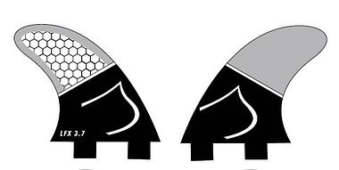 CARB-HONEYC FIN 3.7 FCS (2) 