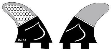 CARB-HONEYC FIN 4.4 FCS (2) 